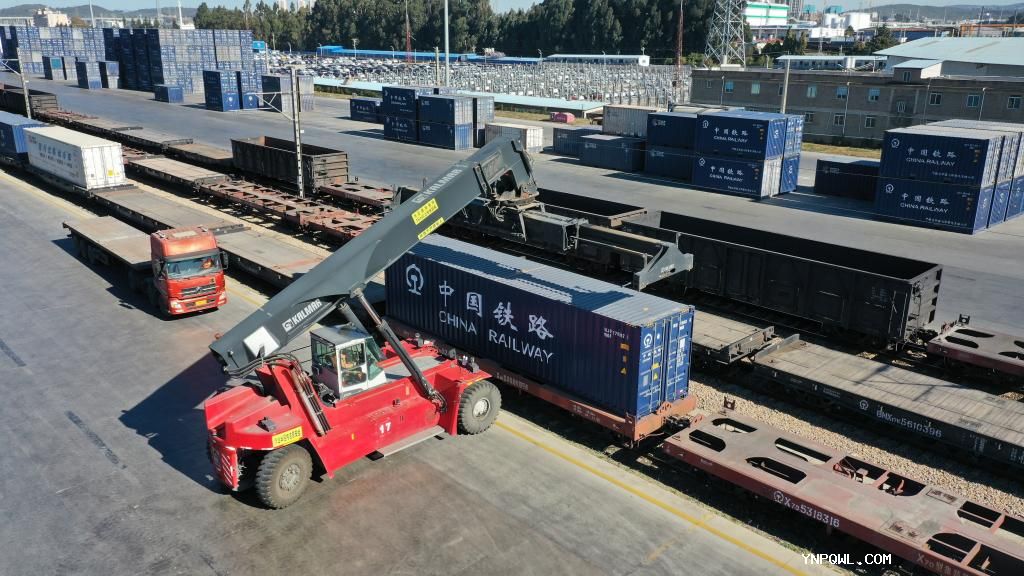 中老鐵路在進出口貨物量取得了顯著增長